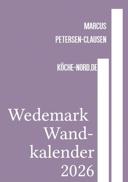 Cover von Wedemark Wandkalender 2026