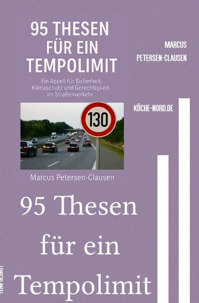 Cover von 95 Thesen für ein Tempolimit