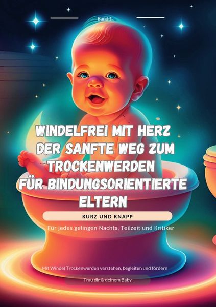 Cover von Natürlich wachsen – Eltern Herz Reihe, Raus aus der Windelfalle, …/Windelfrei mit Herz: Der sanfte Weg zum Trockenwerden – für bindungsorientierte Eltern