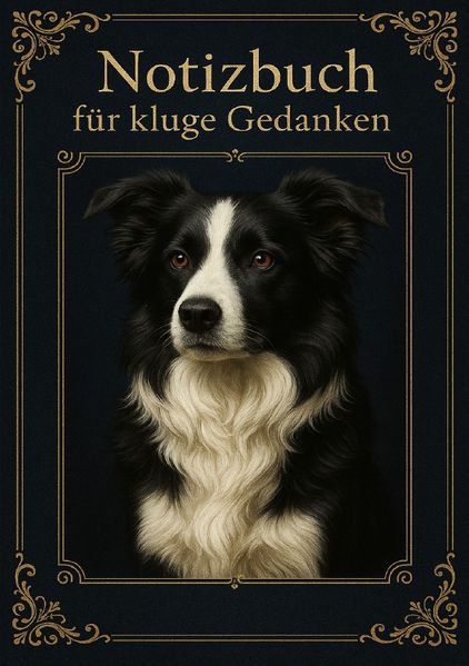 Cover von Border Collie – Notizbuch für kluge Gedanken
