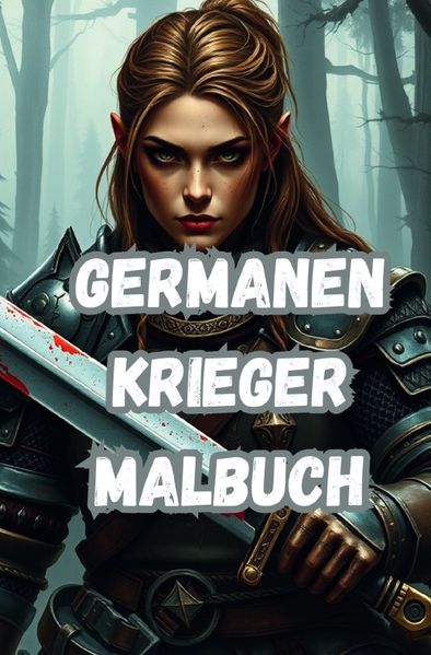 Cover von Germanen Krieger Malbuch