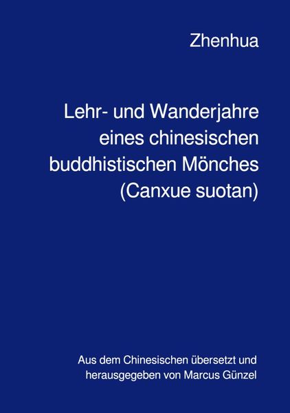 Cover von Lehr- und Wanderjahre eines chinesischen buddhistischen Mönches