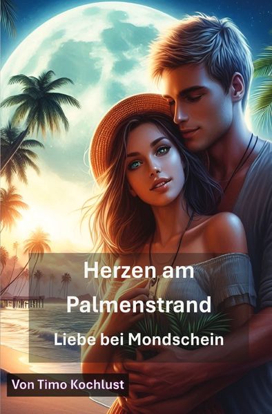 Cover von Herzen am Palmenstrand – Liebe bei Mondschein
