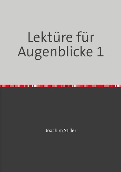 Cover von Lektüre für Augenblicke 1