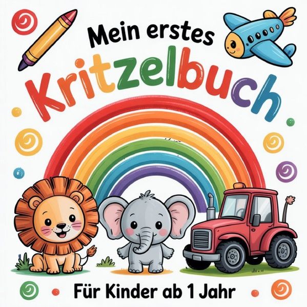 Cover von Mein erstes Kritzelbuch Für Kinder ab 1 Jahr