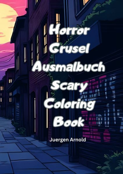 Cover von Horror Scary Coloring Book