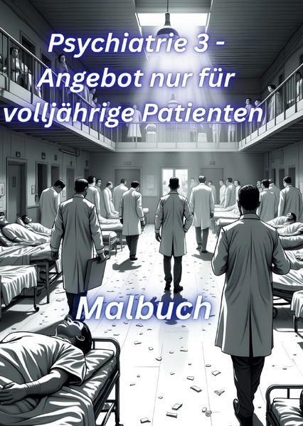 Cover von Psychiatrie 3 – Angebot nur für volljährige Patienten Malbuch