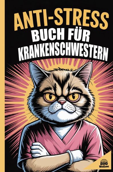 Cover von Anti-Stress Buch für Krankenschwesterm