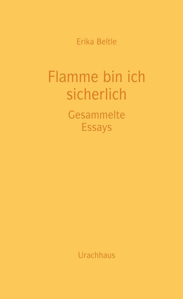 Cover von Flamme bin ich sicherlich