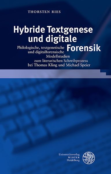 Cover von Hybride Textgenese und digitale Forensik