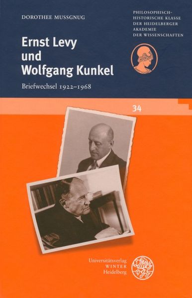 Cover von Ernst Levy und Wolfgang Kunkel