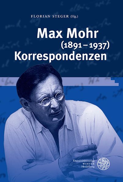 Cover von Max Mohr (1891-1937) Korrespondenzen
