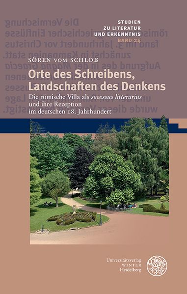 Cover von Orte des Schreibens, Landschaften des Denkens