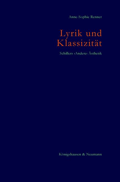 Cover von Lyrik und Klassizität