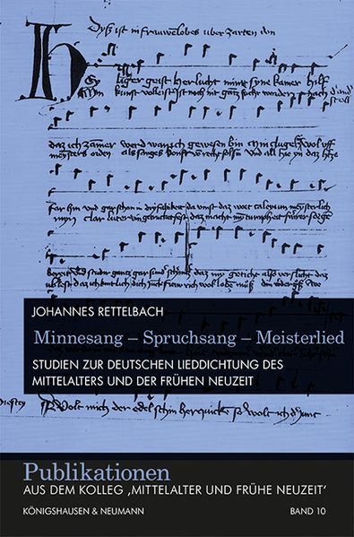 Cover von Minnesang – Spruchsang – Meisterlied