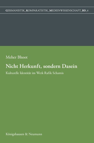 Cover von Nicht Herkunft, sondern Dasein