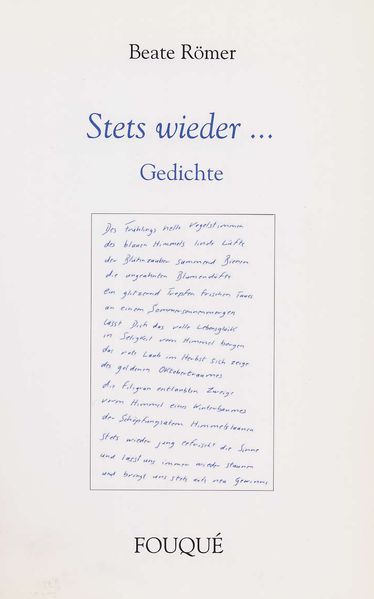 Cover von Stets wieder…