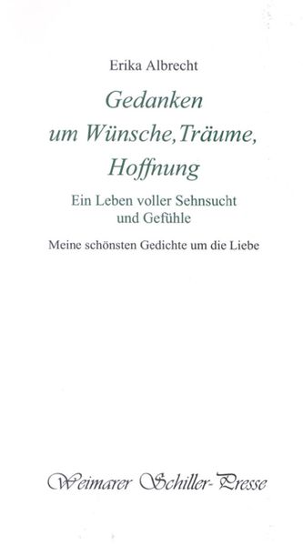 Cover von Gedanken um Wünsche, Träume, Hoffnung