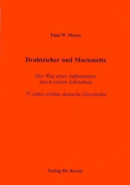 Cover von Drahtzieher und Marionette