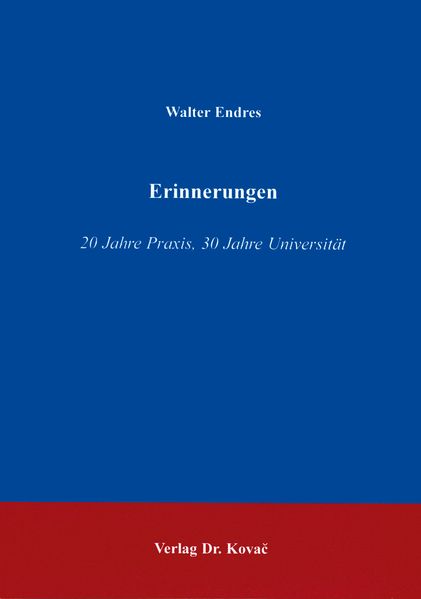 Cover von Erinnerungen