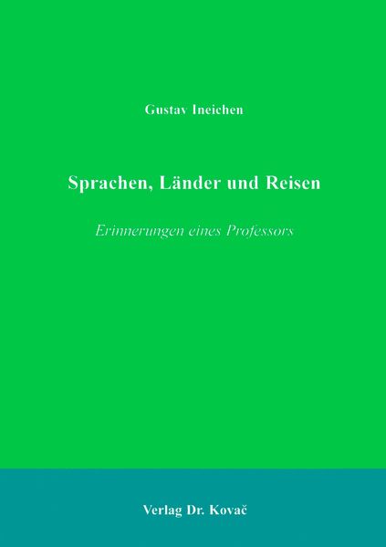 Cover von Sprachen, Länder und Reisen