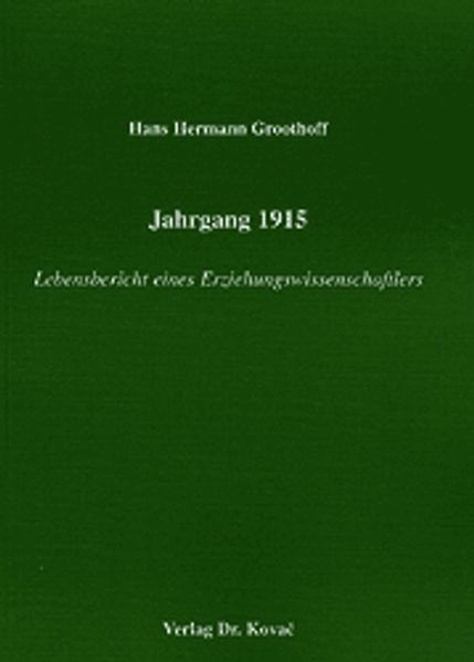Cover von Jahrgang 1915