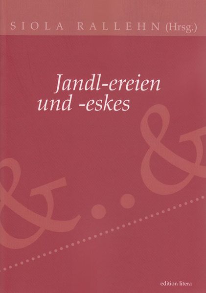 Cover von Jandl-ereien und -eskes