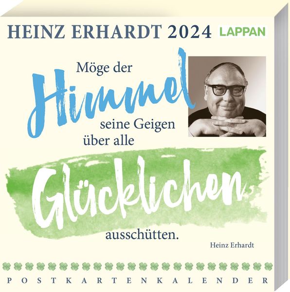 Cover von Heinz Erhardt Postkartenkalender 2024