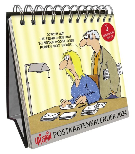 Cover von Uli Stein Postkartenkalender 2024