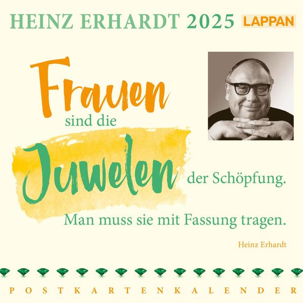 Cover von Heinz Erhardt: Postkartenkalender 2025