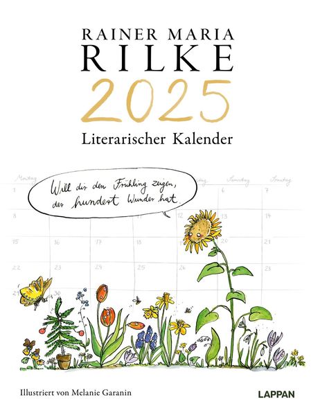 Cover von Rilke-Kalender 2025 – Wandkalender