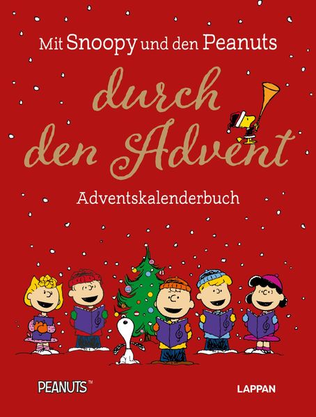 Cover von Peanuts Geschenkbuch: Mit Snoopy und den Peanuts durch den Advent