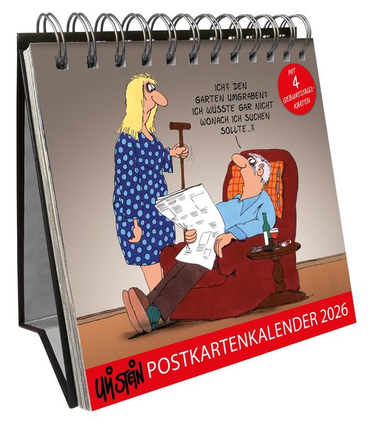 Cover von Uli Stein Postkartenkalender 2026
