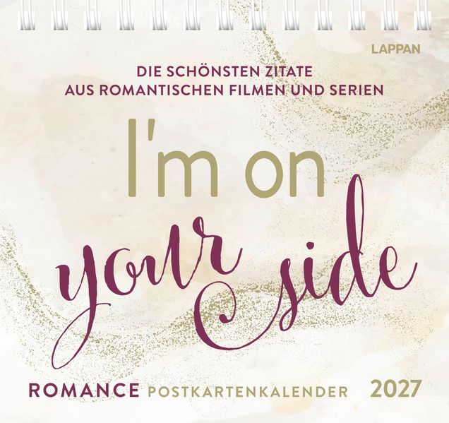 Cover von Romance-Postkartenkalender 2027 – I’m on your side