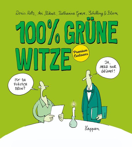 Cover von 100% grüne Witze