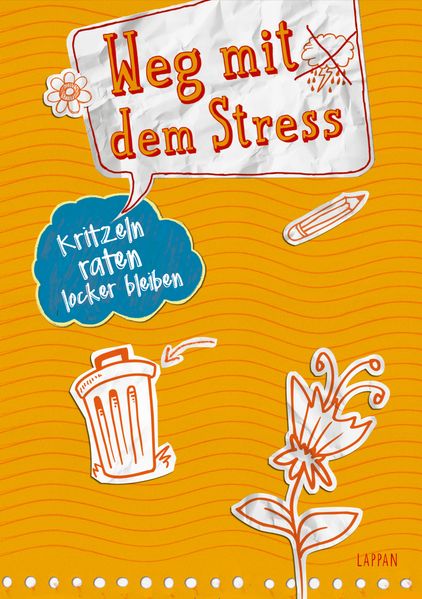 Cover von Kritzeln, raten, locker bleiben Weg mit dem Stress