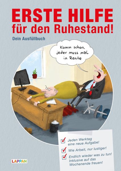 Cover von Erste Hilfe für den Ruhestand – Jeden Werktag eine Aufgabe gegen Langeweile