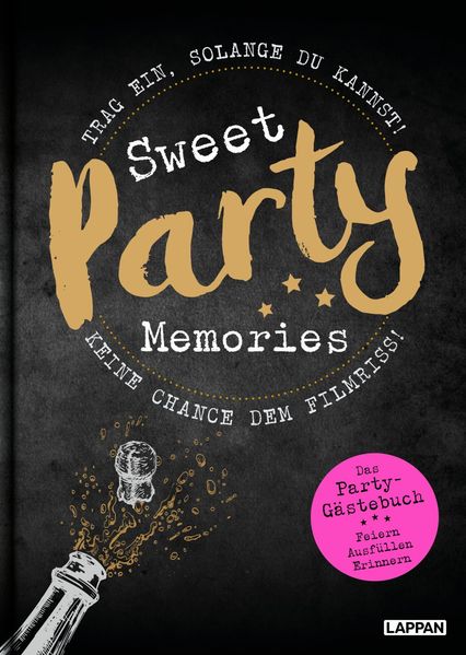 Cover von Sweet Memories: Party! Ausfüllbuch für Partygäste