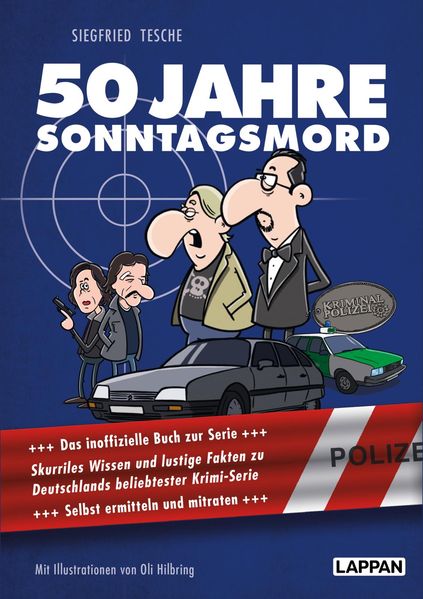 Cover von 50 Jahre Sonntagsmord: Skurriles Wissen und lustige Fakten zu Deutschlands beliebtester Krimiserie