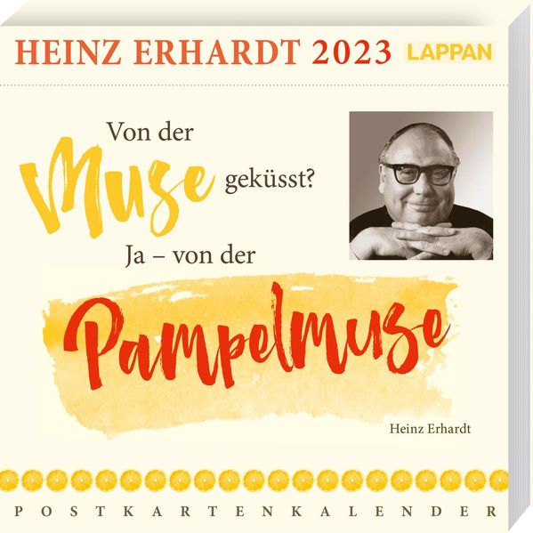 Cover von Heinz Erhardt Postkartenkalender 2023