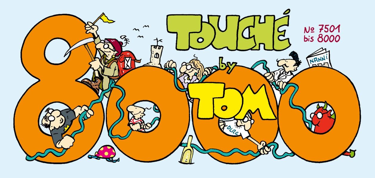 Cover von TOM Touché 8000: Comicstrips und Cartoons