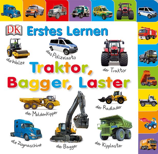 Cover von Traktor, Bagger, Laster