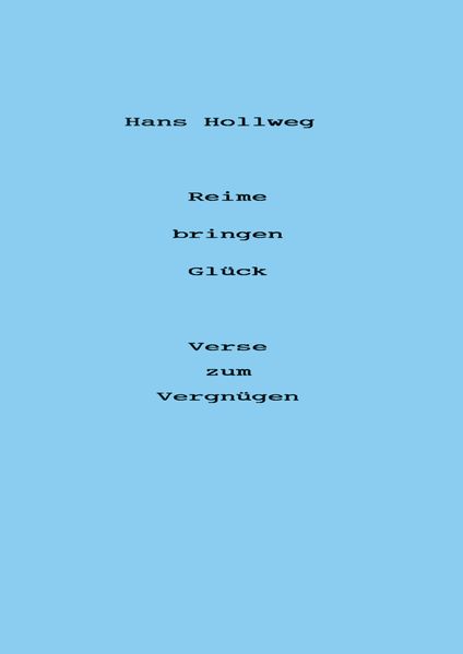 Cover von Reime bringen Glück
