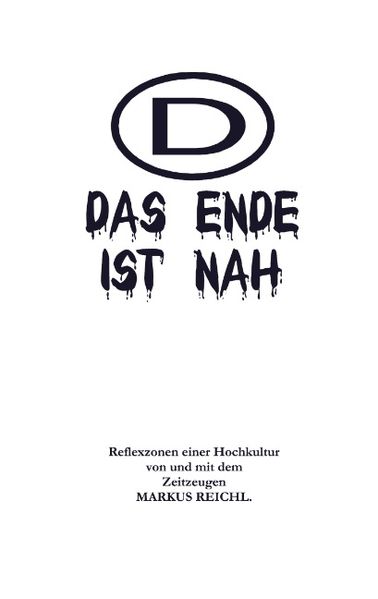 Cover von Das Ende ist nah