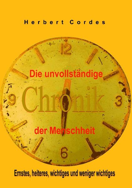 Cover von Die unvollständige Chronik der Menschheit
