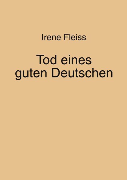 Cover von Tod eines guten Deutschen