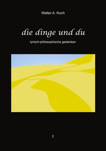 Cover von Die Dinge und Du