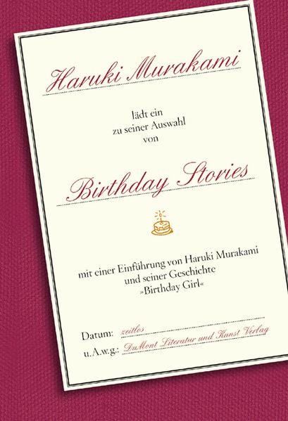 Cover von Birthday Stories