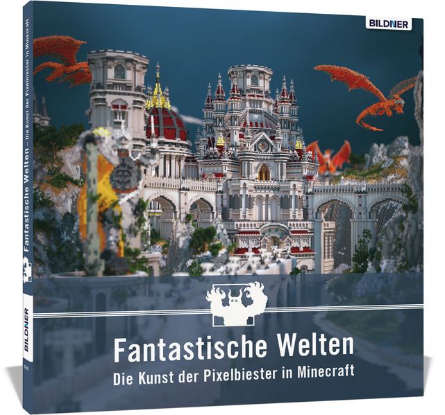 Cover von Fantastische Welten – Die Kunst der Pixelbiester in Minecraft
