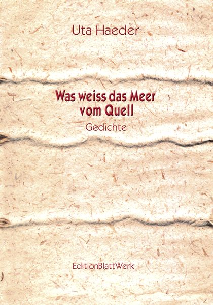 Cover von Was weiss das Meer vom Quell